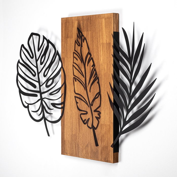 Wallity Triple Leaves - 384 Nogal y Negro